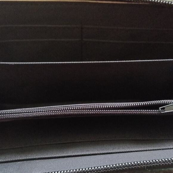 Colorful Global Tapestry Corner Zip wallet Black OS - Picture 3 of 5